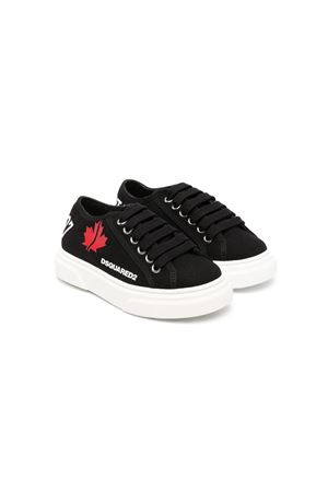 Sneakers in cotone nero DSQUARED KIDS | 7355806